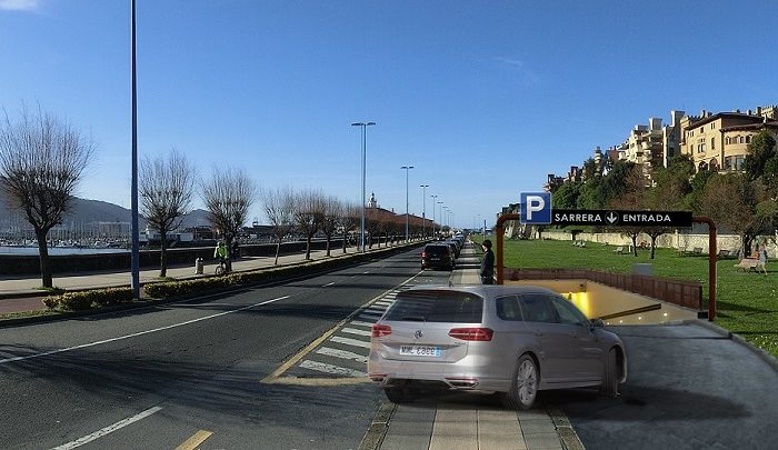 Andrade quiere mejorar la circulación de Ereaga con un parking subterráneo, una OTA estival y dos líneas de autobuses urbanos