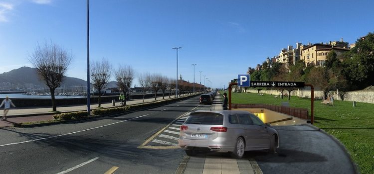 Andrade quiere mejorar la circulación de Ereaga con un parking subterráneo, una OTA estival y dos líneas de autobuses urbanos