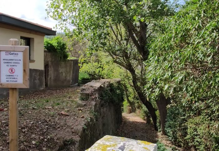 El PP de Getxo pide que se arregle el acceso directo de la calle Miramar con la playa de Ereaga