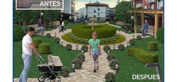 El PP de Getxo propone un proyecto de remodelación con un gran parque verde para la plaza Bihotz Alai de Algorta
