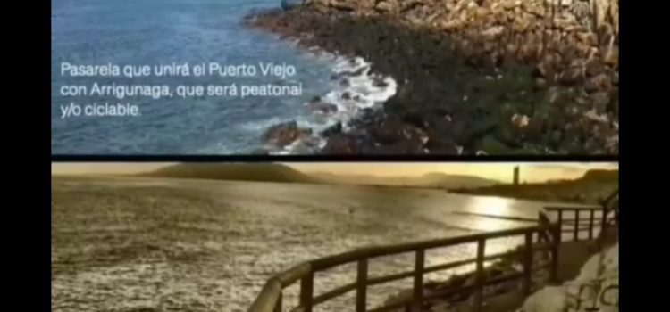 Andrade se compromete con la sostenibilidad y plantea rehabilitar el Puerto Viejo, un Plan de Protección para Azkorri, un paseo en el humedal de Bolue y un paseo fluvial por el Gobela