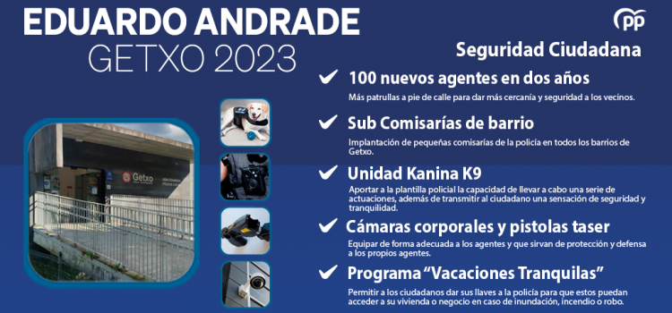 Andrade se compromete a crear un Plan Estratégico Policial para garantizar la seguridad ciudadana