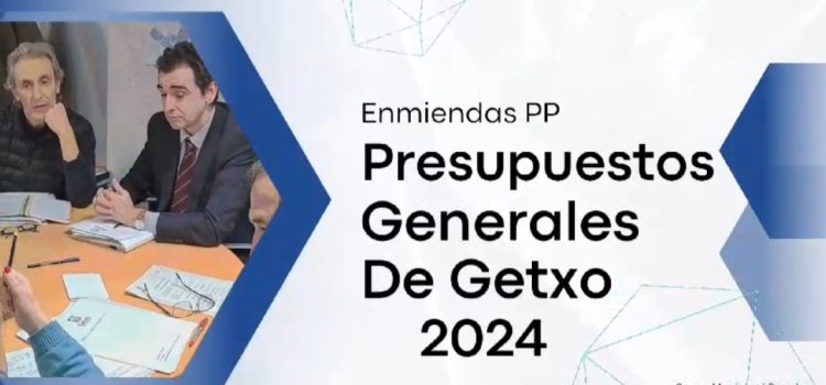 El PP de Getxo presenta 16 enmiendas parciales a los Presupuestos por un importe de 7.440.000 euros