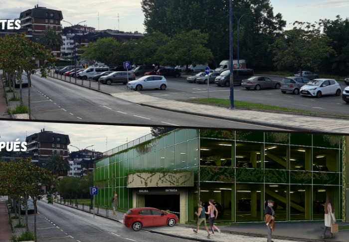 El PP de Getxo propone la creación de un nuevo aparcamiento en superficie en Fadura para aliviar la saturación actual