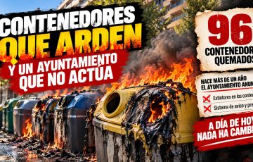 El PP de Getxo pide sustituir los contenedores actuales por otros resistentes al fuego ante la reiterada quema de los mismos